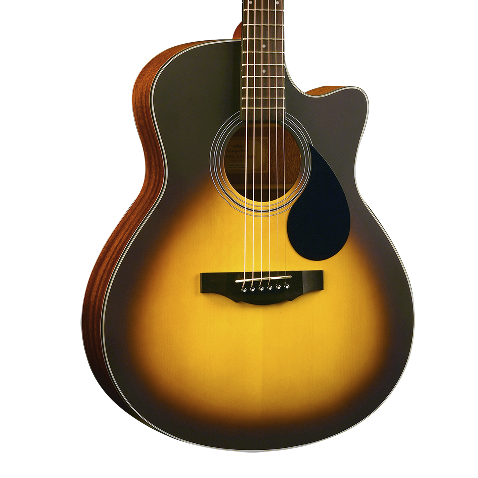 Kepma EAC Acoustic Guitar - Sunburst Matt