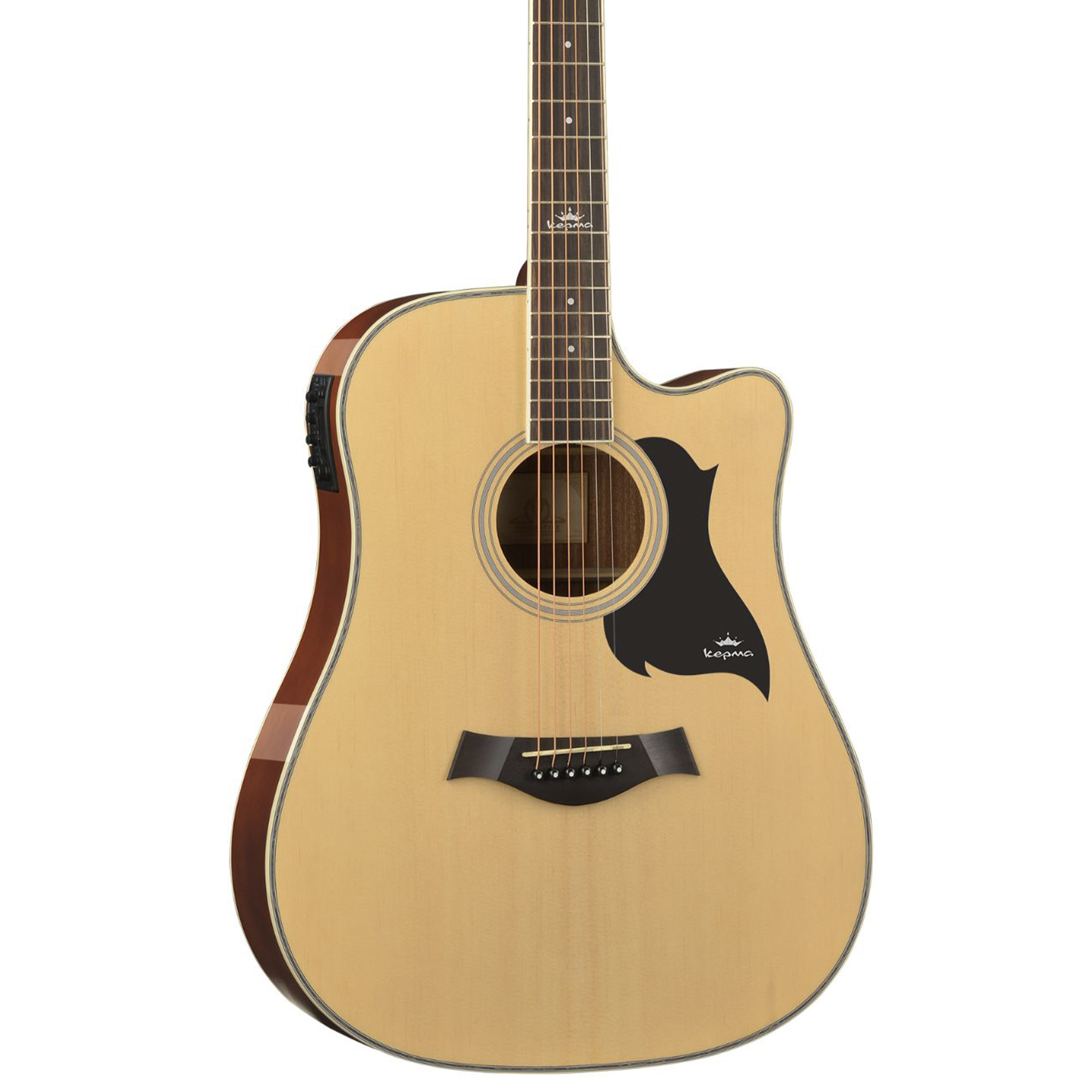 Kepma D1CE - Semi Acoustic Guitar- Natural Gloss