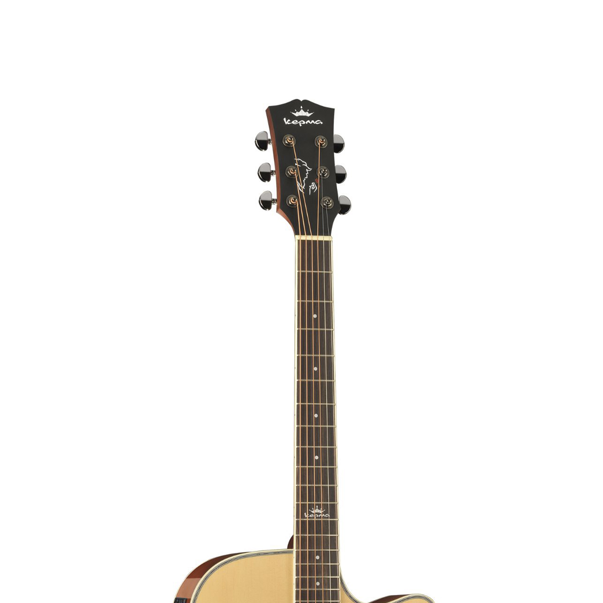 Kepma D1CE - Semi Acoustic Guitar- Natural Gloss