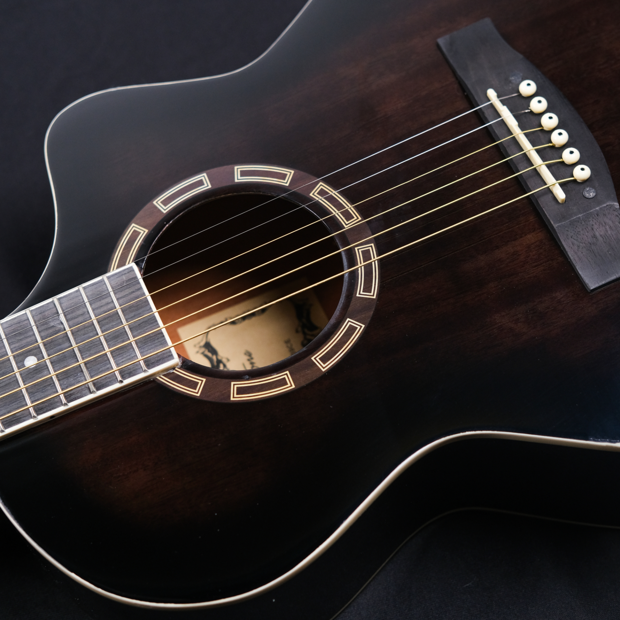 Richtone B139CE OAK glossy JF style cutaway Acoustic guitar