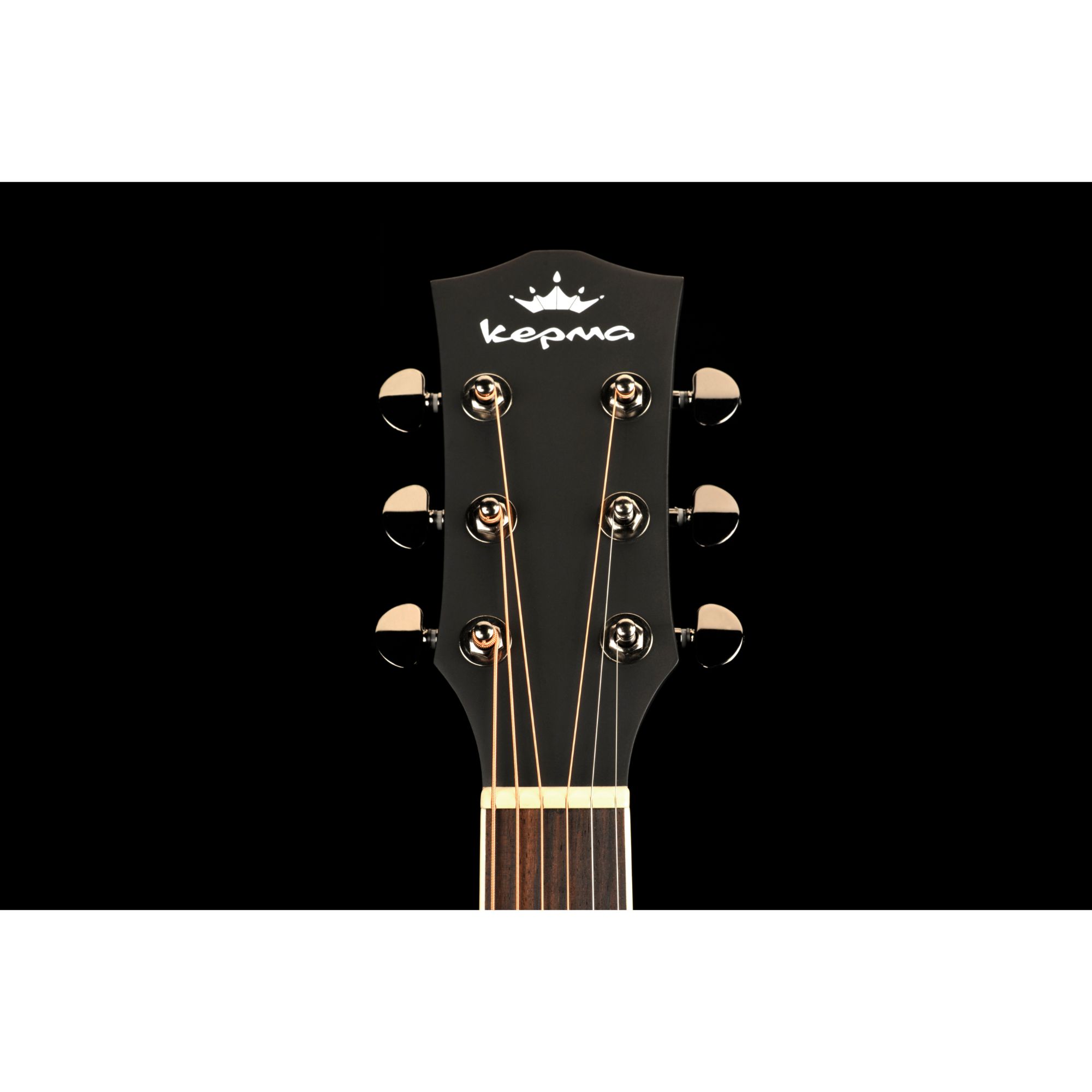 Kepma A1CE TRANS K10- Semi acoustic Guitar- Black Matt