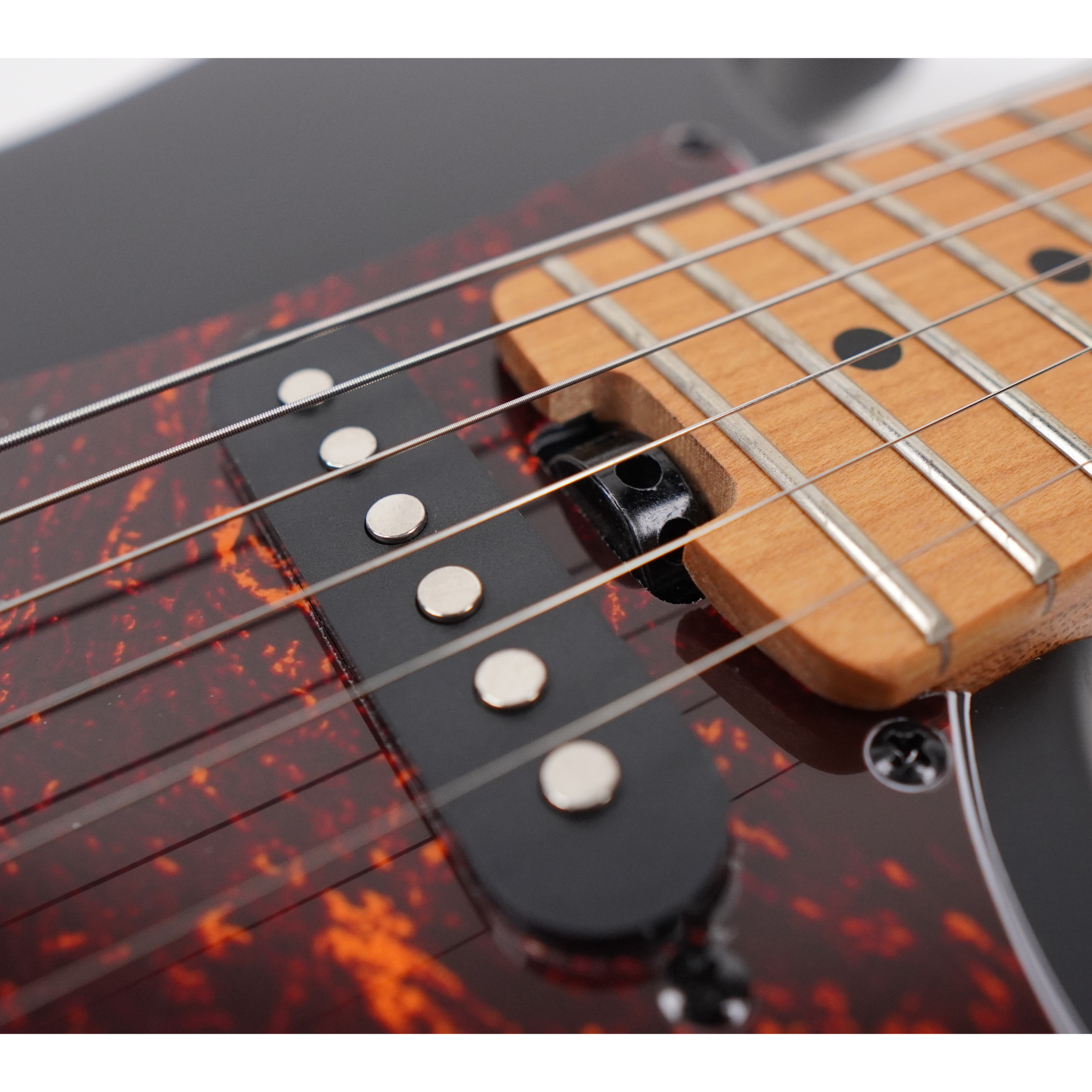Magna ST30M - Stratway Satin Black - Roasted Maple Fretboard