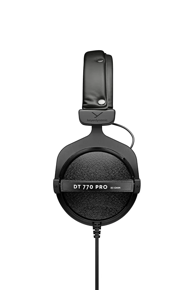 Beyerdynamic DT770  Pro 80 Ohm Wired Over Ear  headphone  without mic  Black