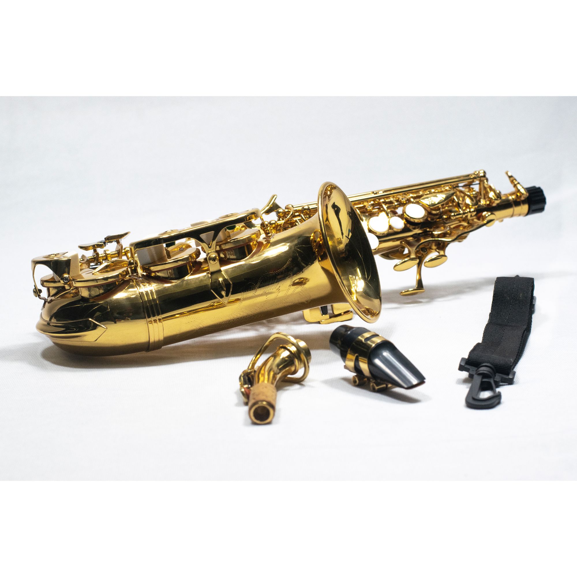 Procraft curved  bell soprano saxophone PRSSC 310GL