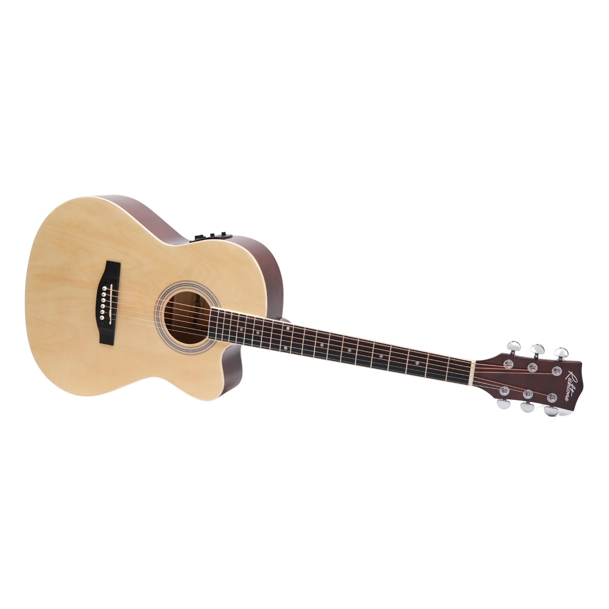 Richtone 39inch RT39CEQ 3 BAND EQ nat glossy cutaway guitar