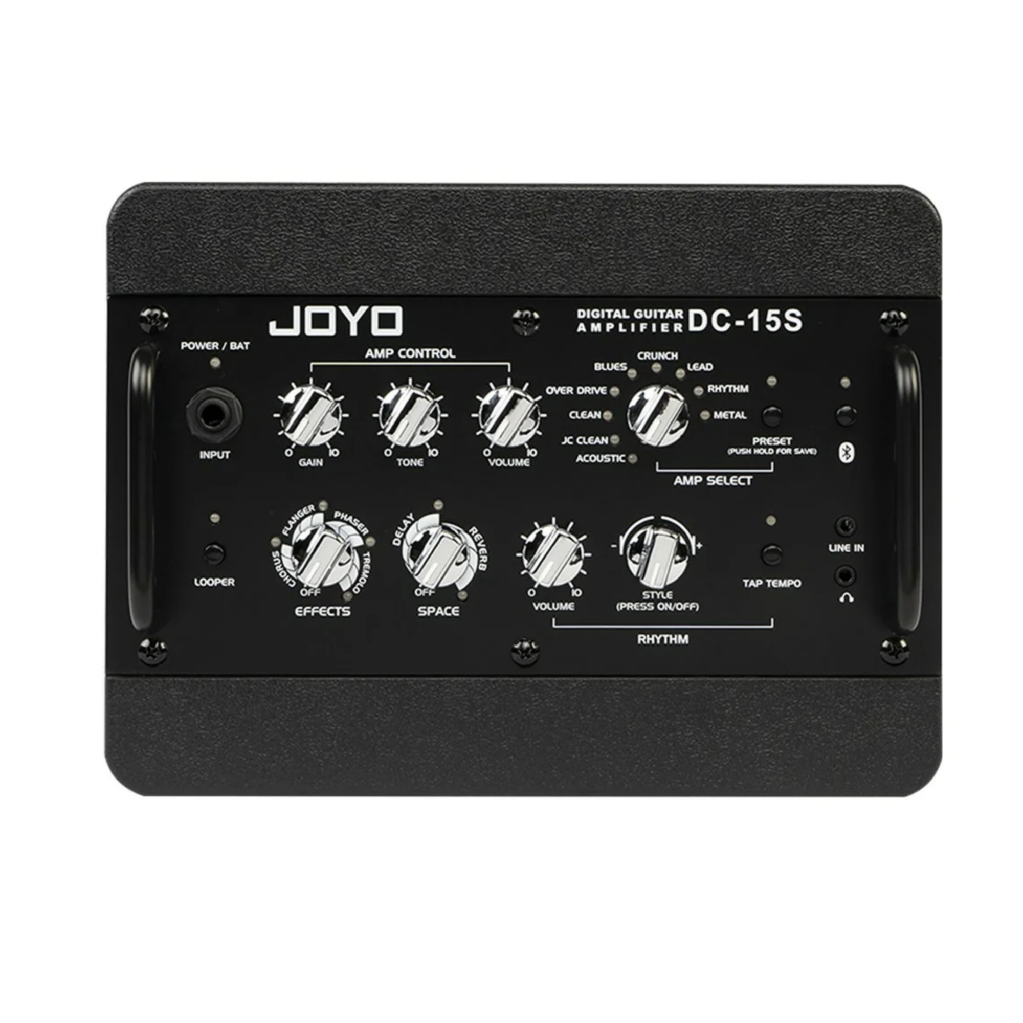 JOYO DC15 S Guitar Amplifier 15W With Multi Fx Looper Bluetooth Footswitch  Built in  Drums Machine