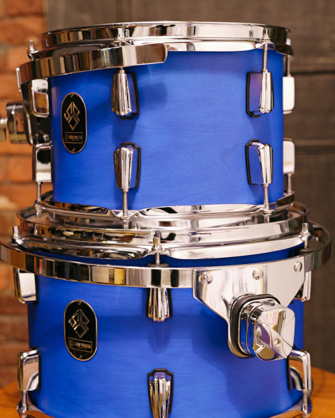 Strydom Sonic Pro Acoustic Drum Kit Deep Indigo Blue