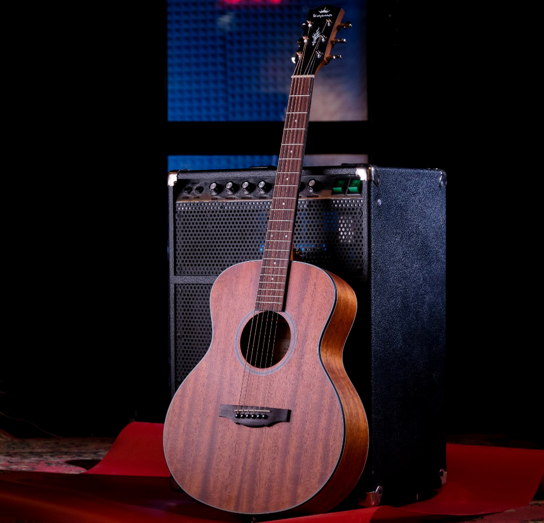 KEPMA ES36 Travel Acoustic Guitar- All Mahogany
