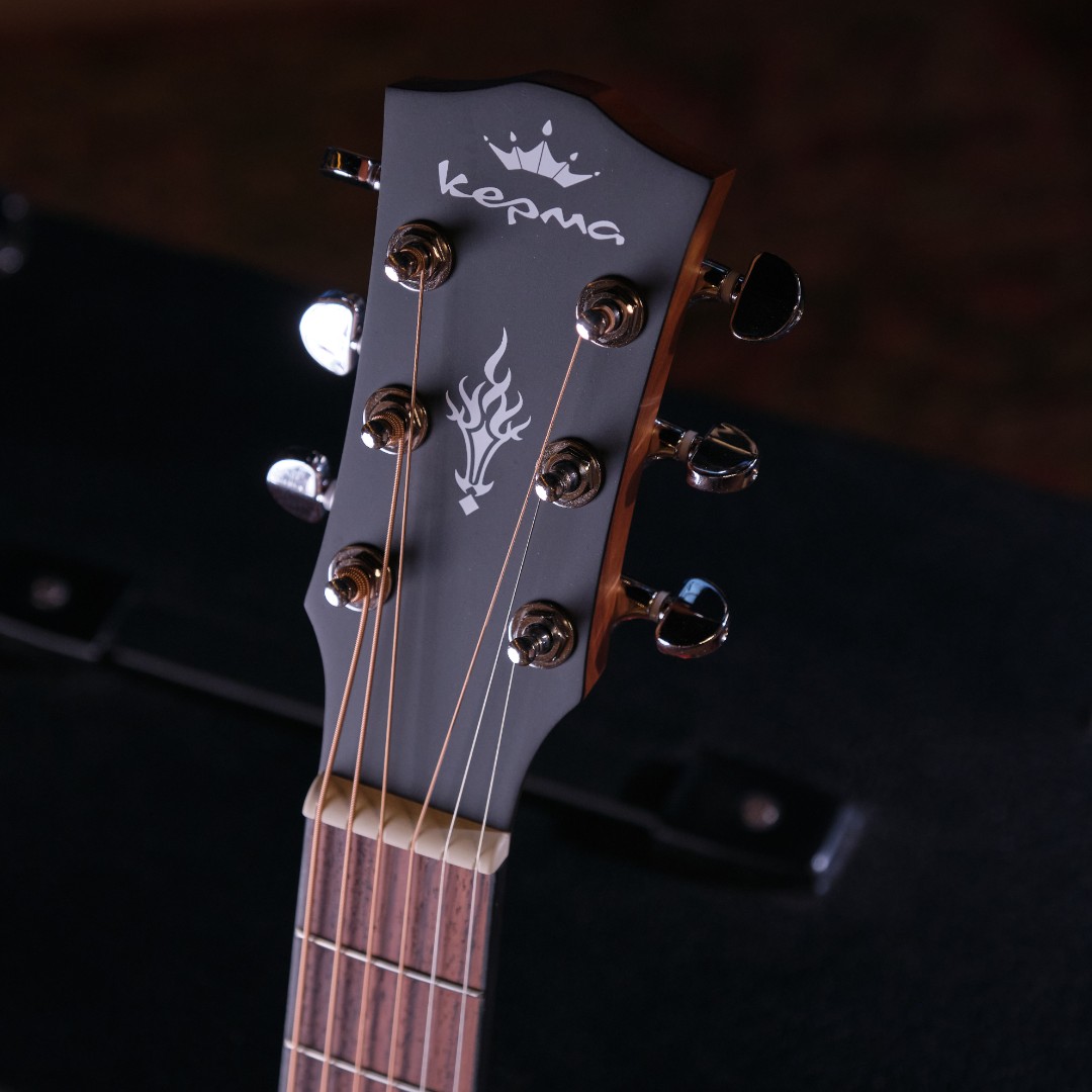 KEPMA ES36 Travel Acoustic Guitar- All Mahogany