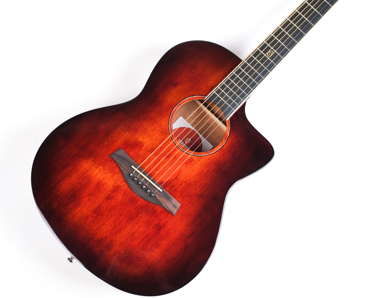 Strydom F239C 39inch Spruce Mahogany Acoustic guitar Cherry red glossy