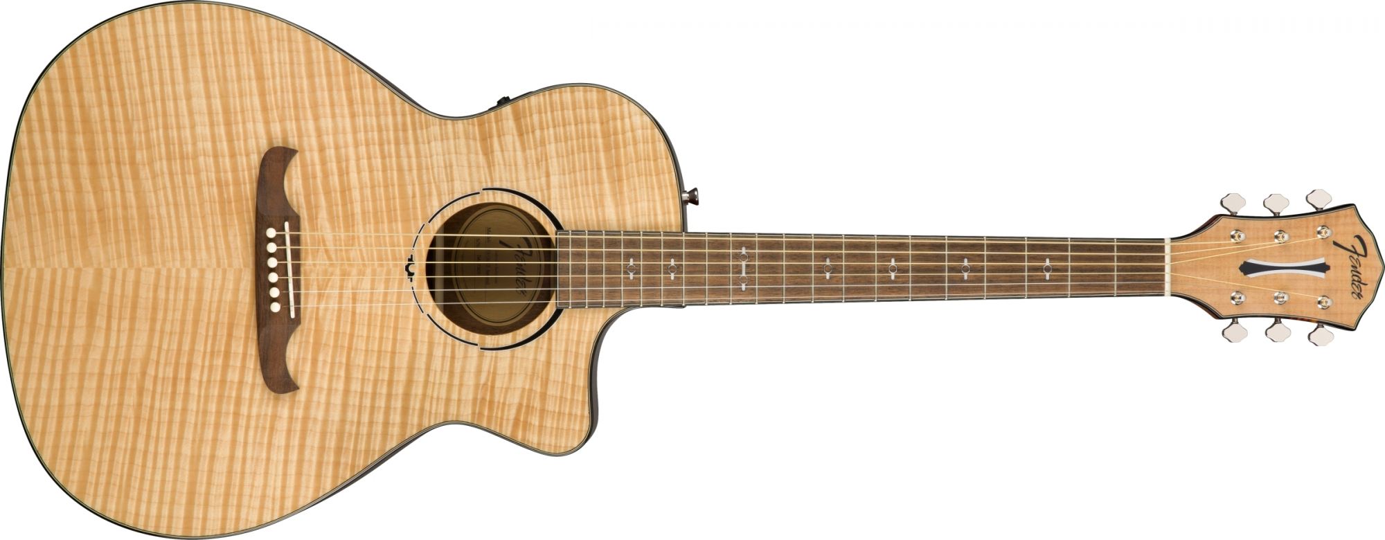 Fender Acoustic Guitar Auditorium Cutaway Electronics FA345CE Natural