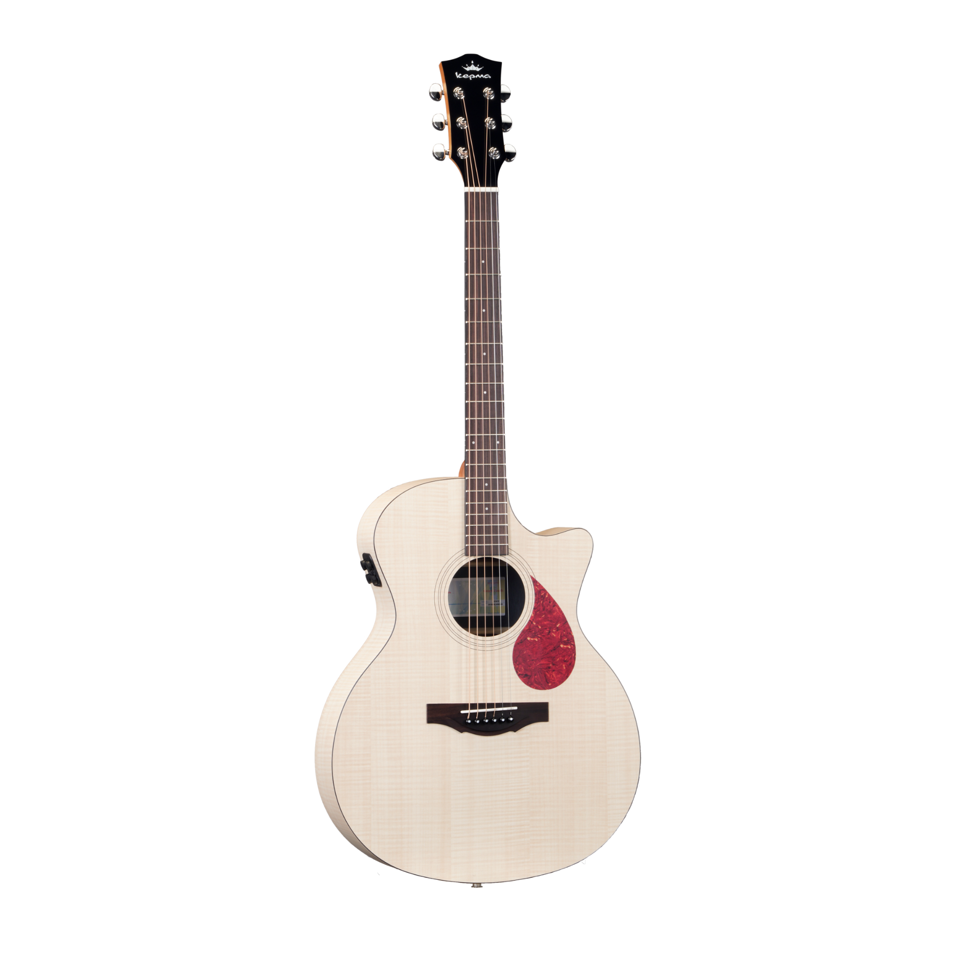 Kepma G141-E GRAND AUDITORIUM GREEN EARTH series Semi Acoustic Guitar - Natural Maple