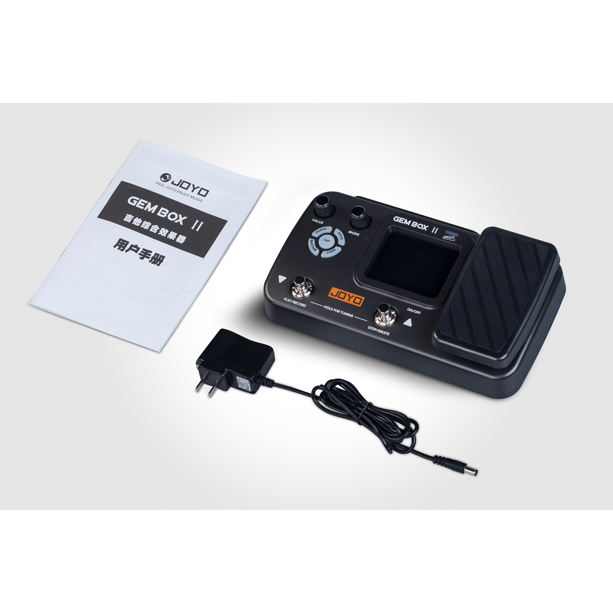 OYO Gem Box 2 Multi Guitar Effects Looper Drums Metronome Tuner