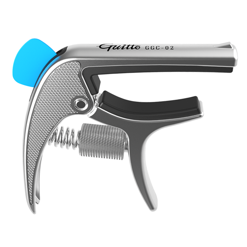 Guitto GGC-02 revolver is a brand new revolver-shaped capo with innovative functions
