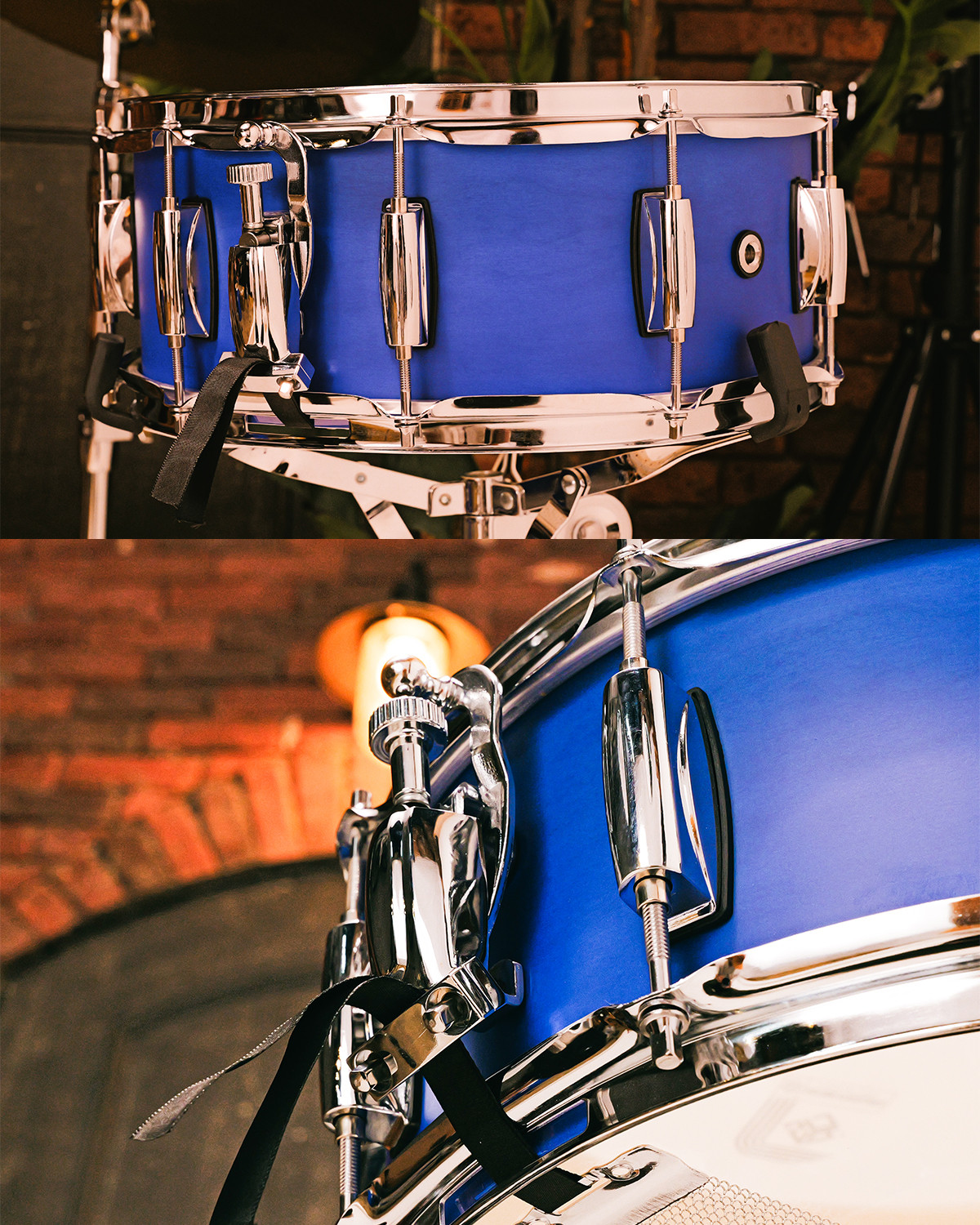 Strydom Sonic Pro Acoustic Drum Kit Deep Indigo Blue