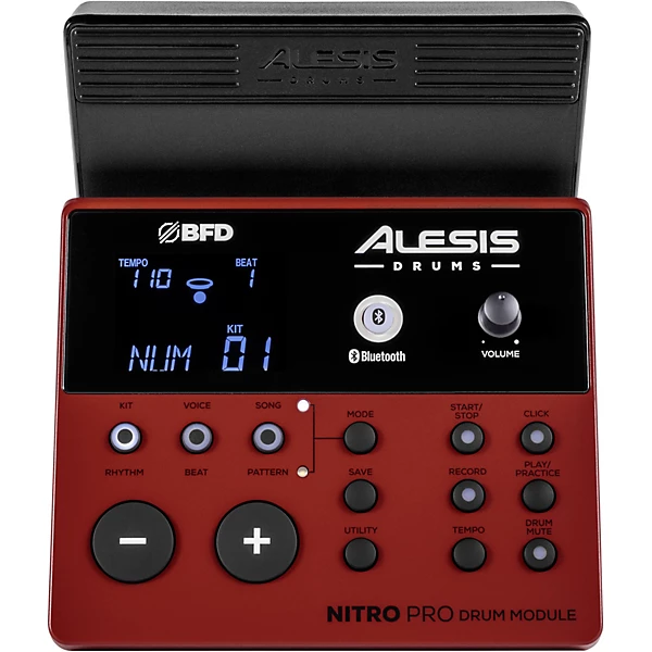 Alesis Nitro Pro XL 10-Piece Electronic Drum Kit With Dual Zone Quiet Mesh Heads