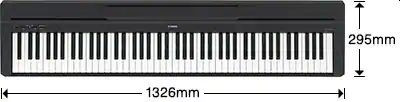 Yamaha P-45B Digital Piano With 88 Keys Portable Digital Piano Adaptor Included