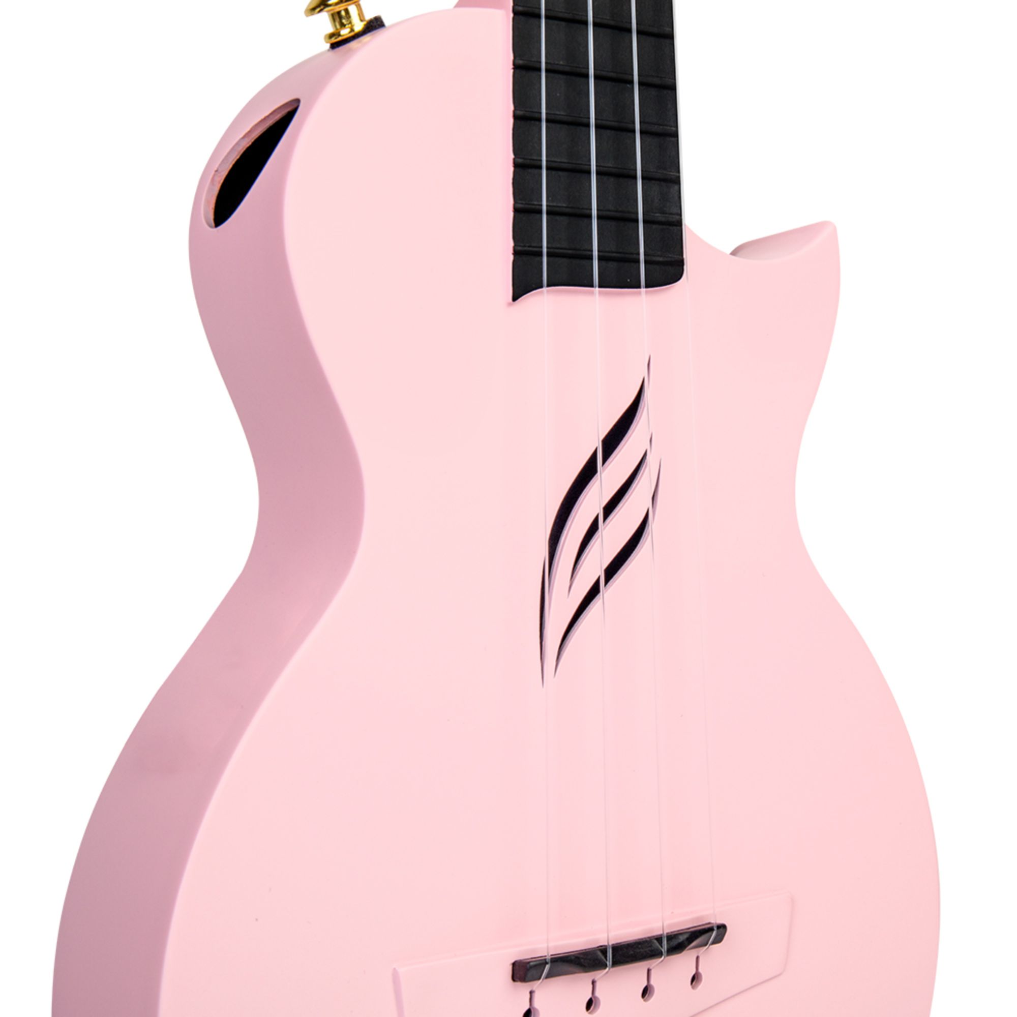 Enya Concert Nova U Carbon Fiber Travel Ukulele-Pink Matt