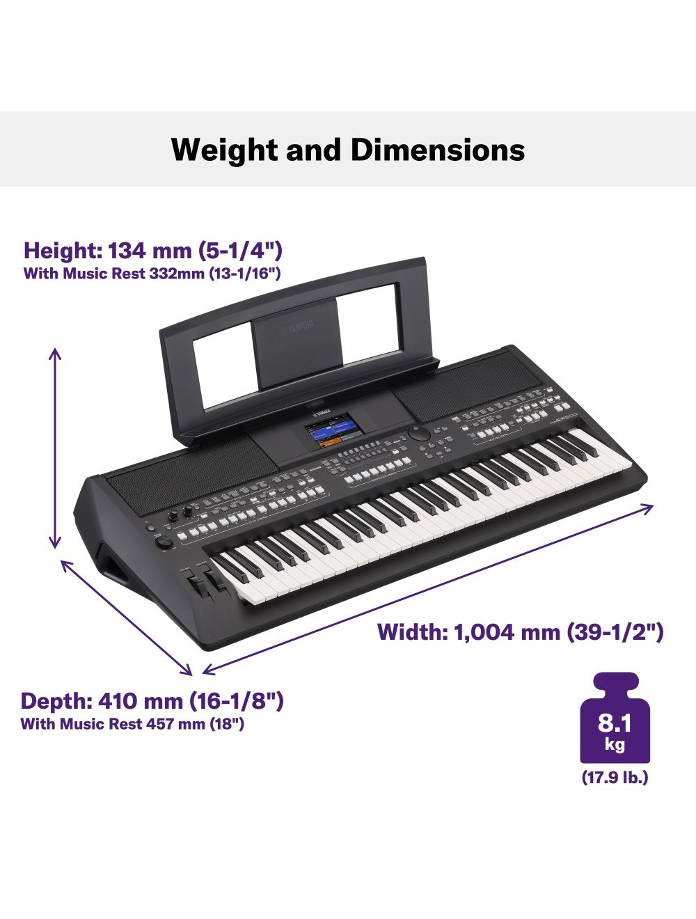 Yamaha PSR-SX600 Digital Workstation With 61 Keys