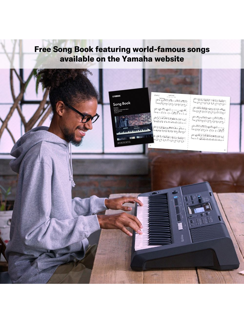 Yamaha PSR-E473 Portable Keyboard With 61 Keys