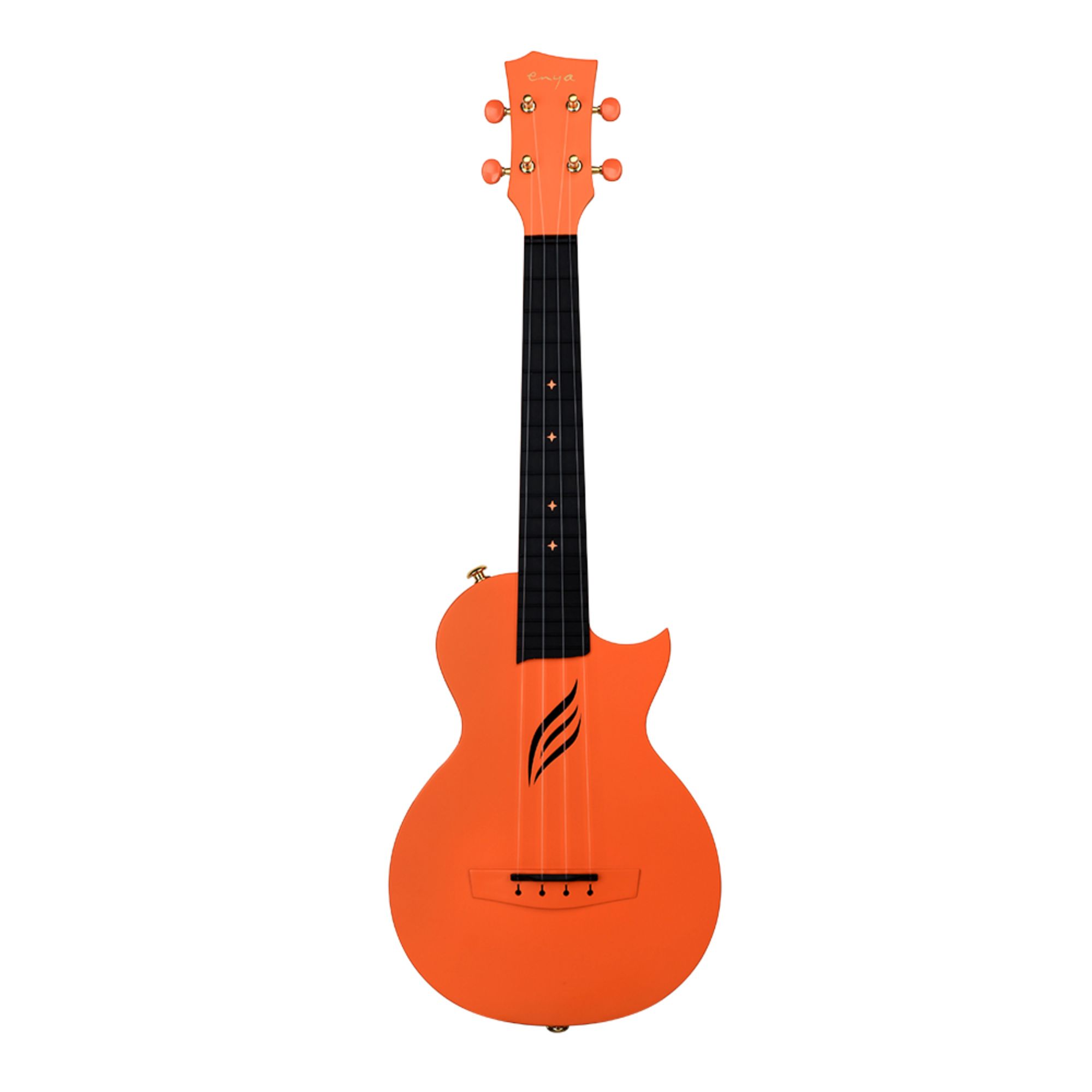 Enya Concert Nova U Carbon Fibre Travel Ukulele- Orange
