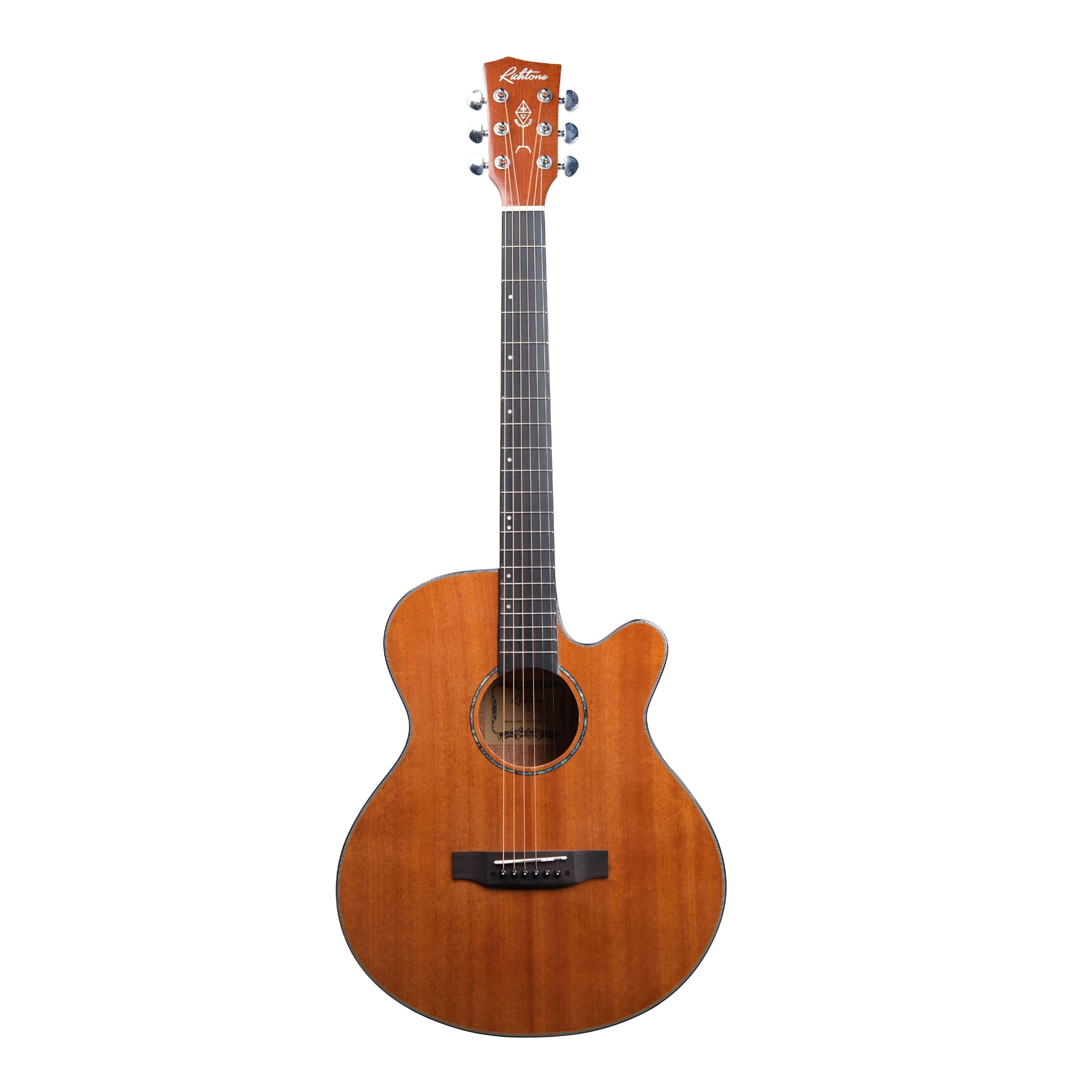 Richtone RT39C MG all Mahogany cutaway guitar Natural gloss