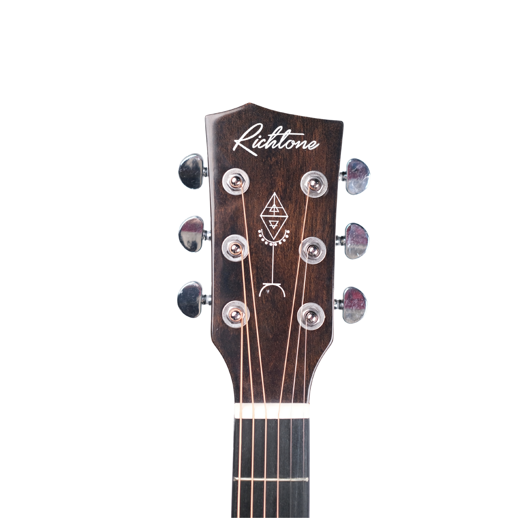 Richtone RT39C MG all Mahogany cutaway guitar black gloss