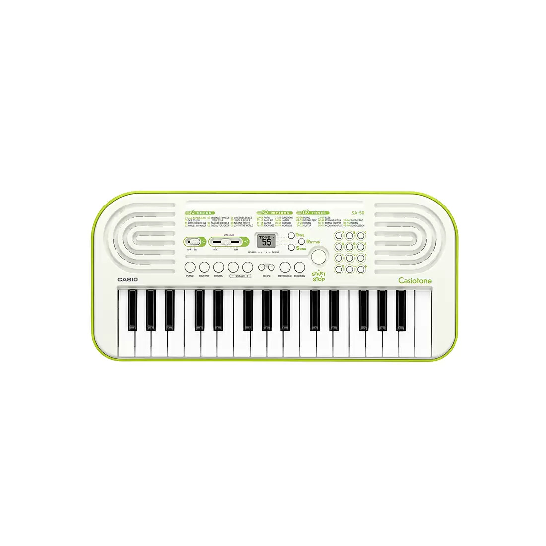 Casiotone Mini Keyboards SA-50 Wh