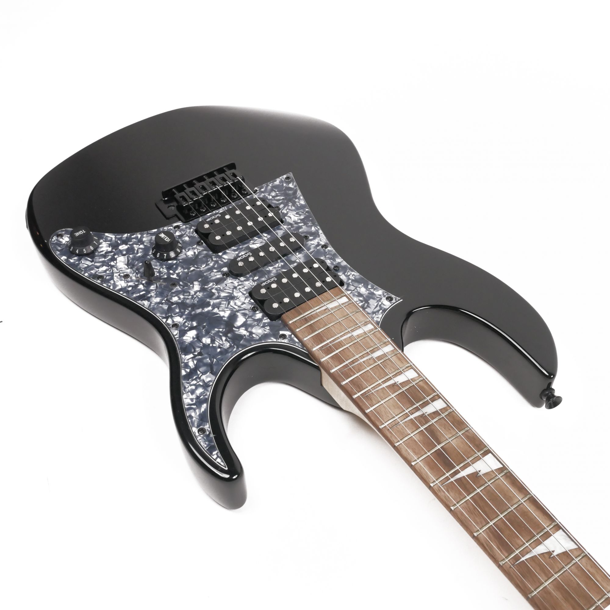 SQOE SEIB350 Black Super Strat RG series