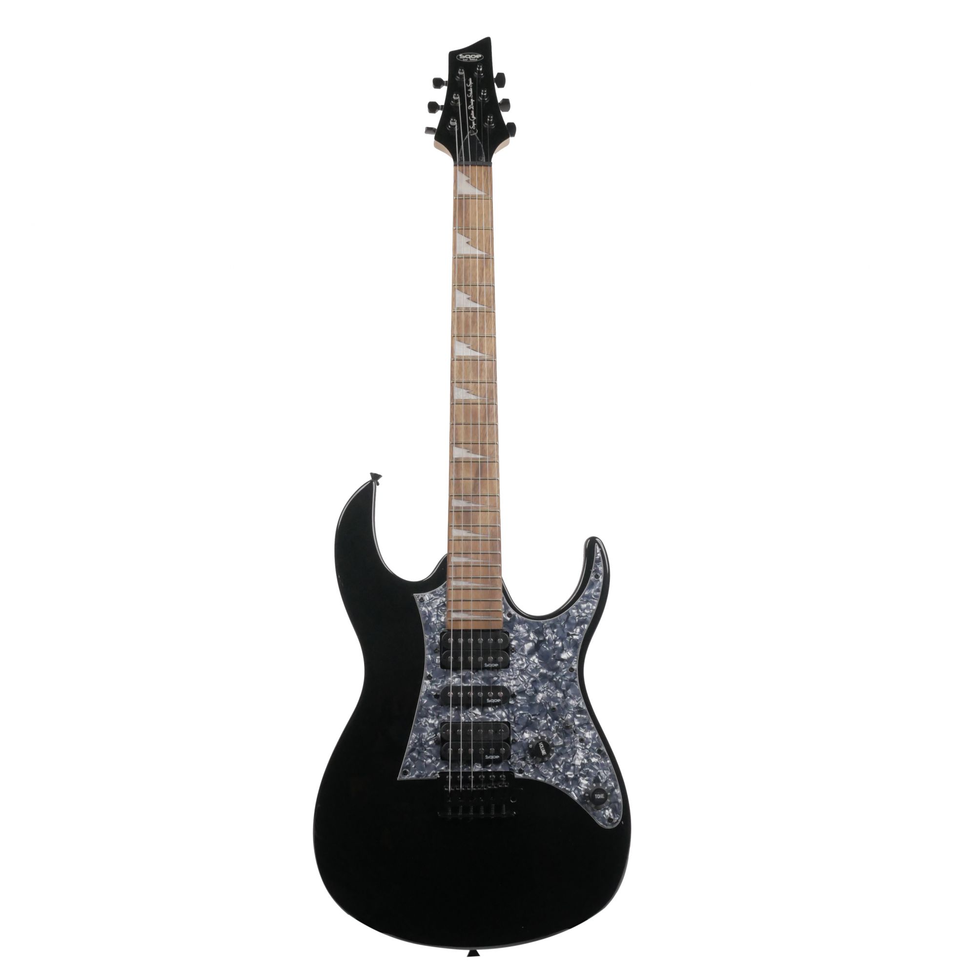 SQOE SEIB350 Black Super Strat RG series