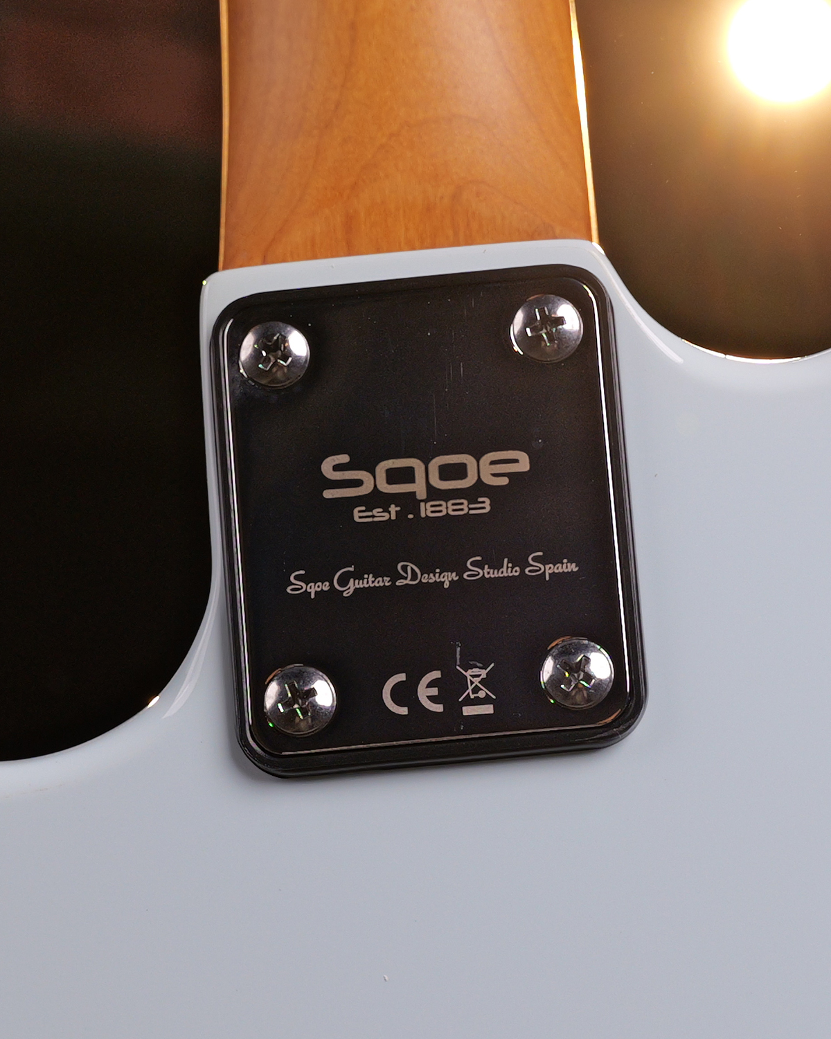 SQOE SEST500 Macaron Blue Electric Guitar HSS