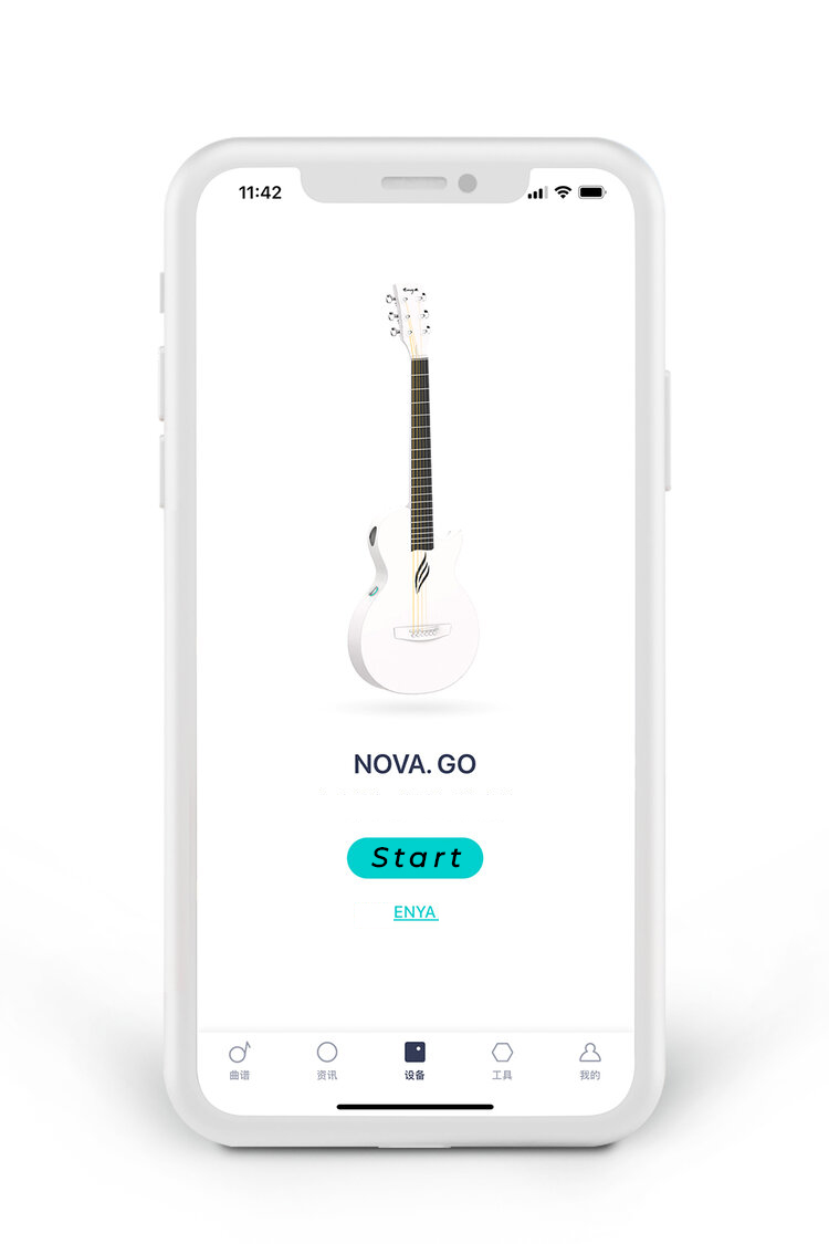 Enya NOVA GO SP1 White TransAcoustic Transacoustic with APP connectivity
