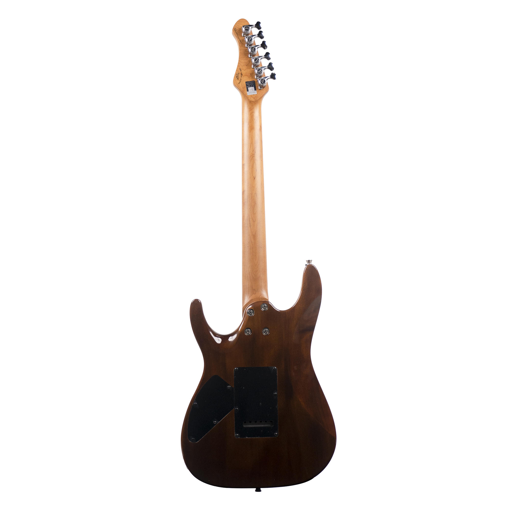 SQOE SEIB950 QUILTED MAPLE BLUE SUPER STRATOCASTER GUITAR