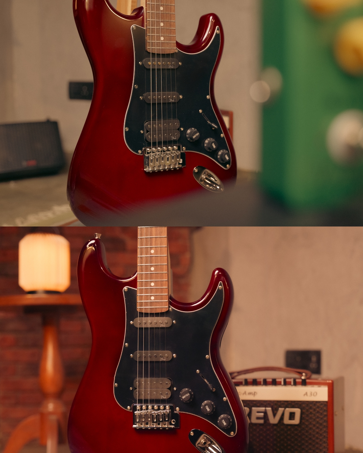 Strydom ST20R Aged Wine Electric Guitar  HSS