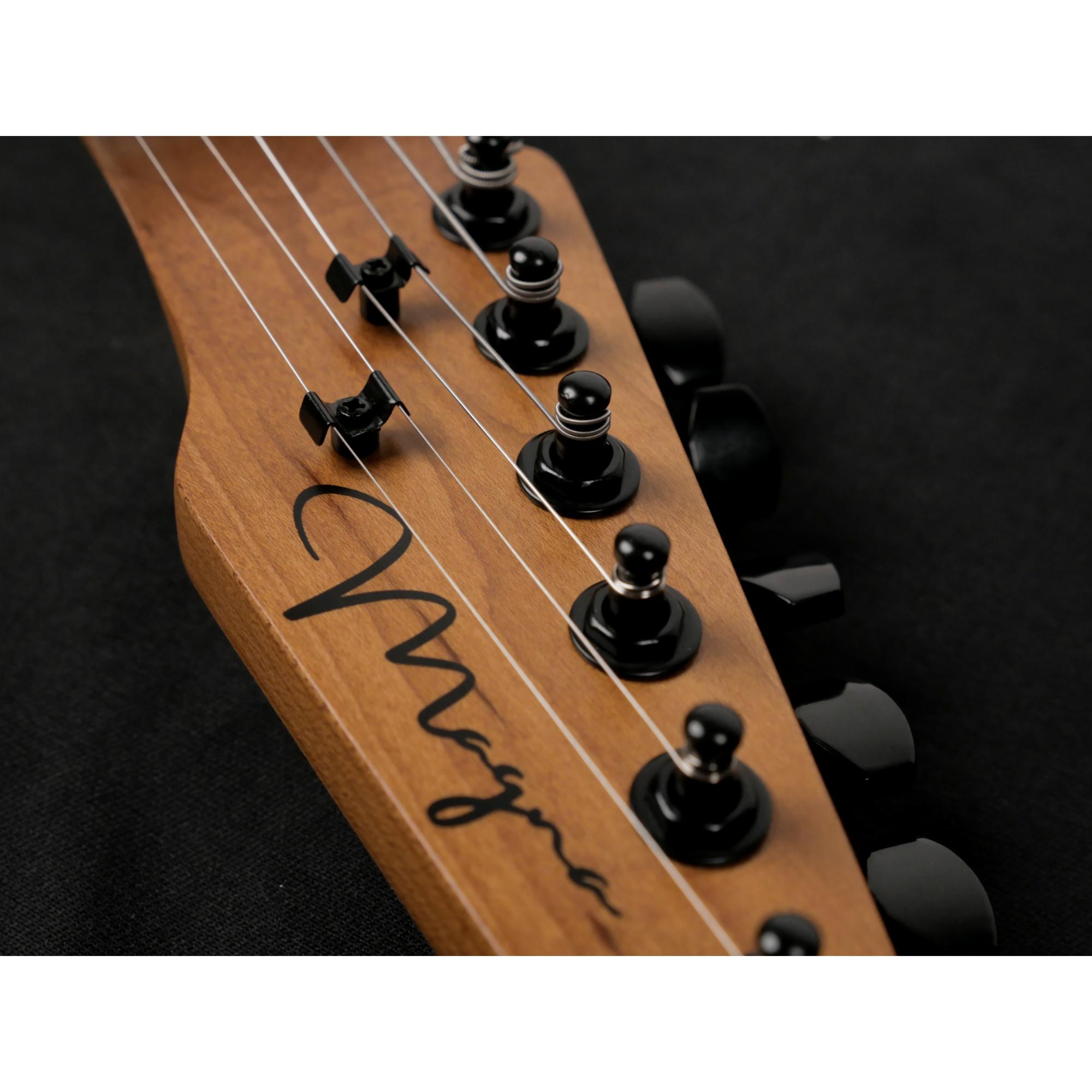 Magna ST30M - Stratway Satin Black - Roasted Maple Fretboard