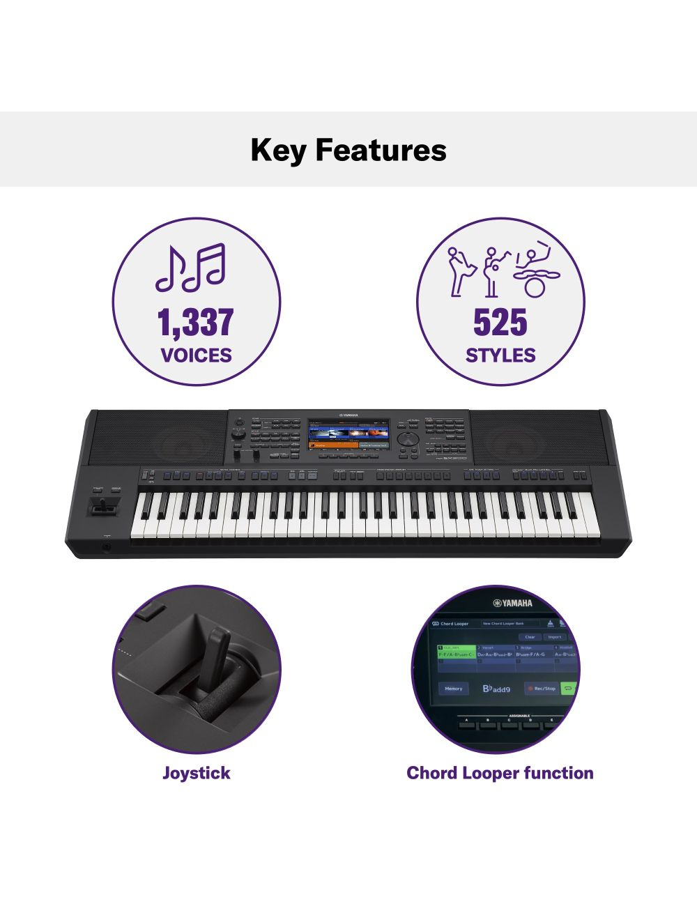 Yamaha PSR-SX900 Digital Workstation With 61 Keys
