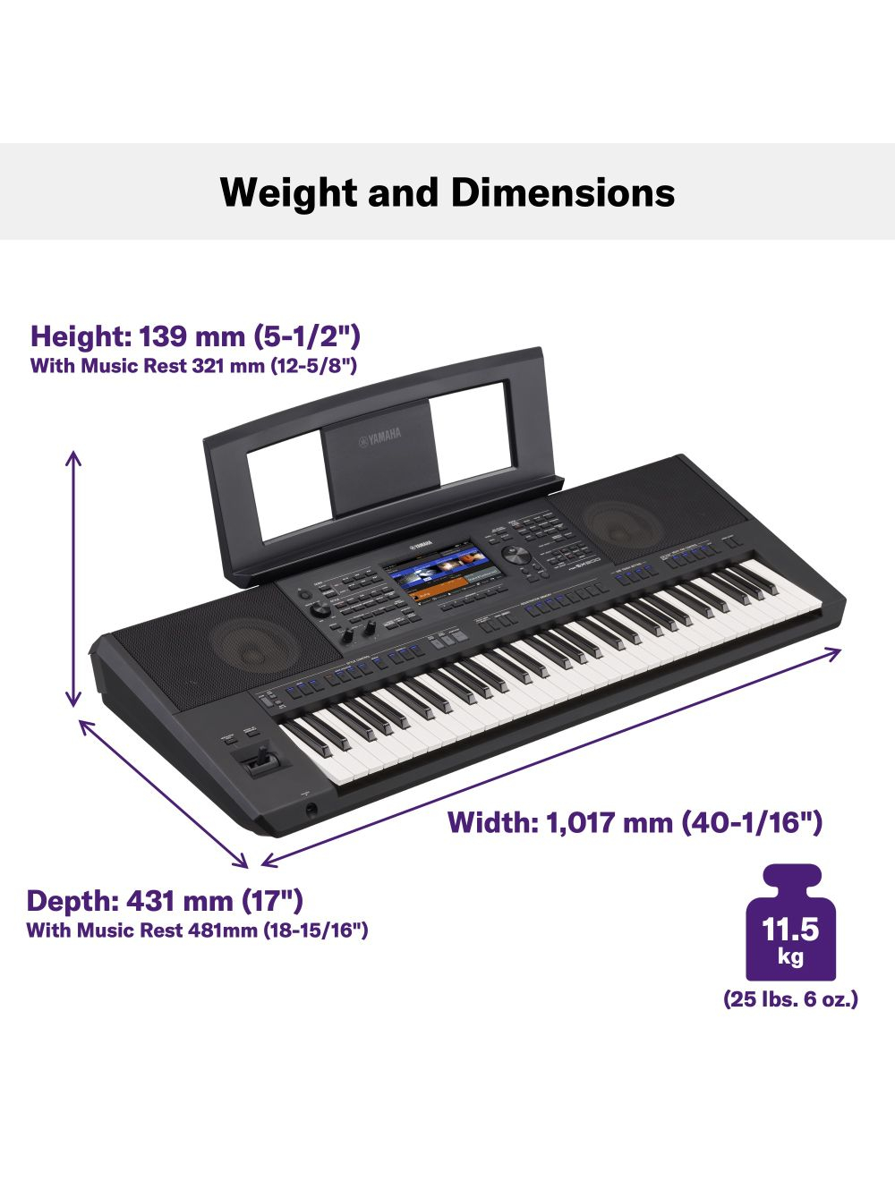 Yamaha PSR-SX900 Digital Workstation With 61 Keys