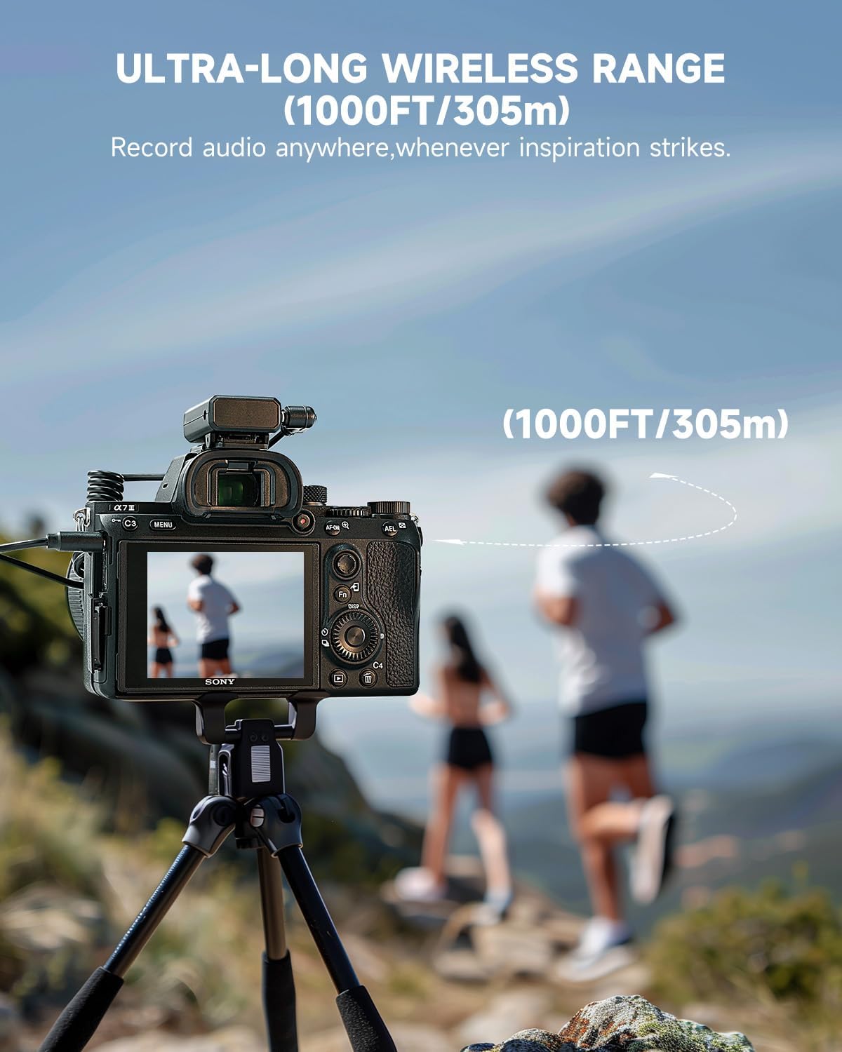 Donner VPM-20 Wireless Lavalier Microphone for DSLR USB-CLightning iPhone iPad Android Camera with Charging Box Dual-Channels Mics Plug-Play 1000ft Range 48KHz 24Bit Noise Cancellation 40h Use Max