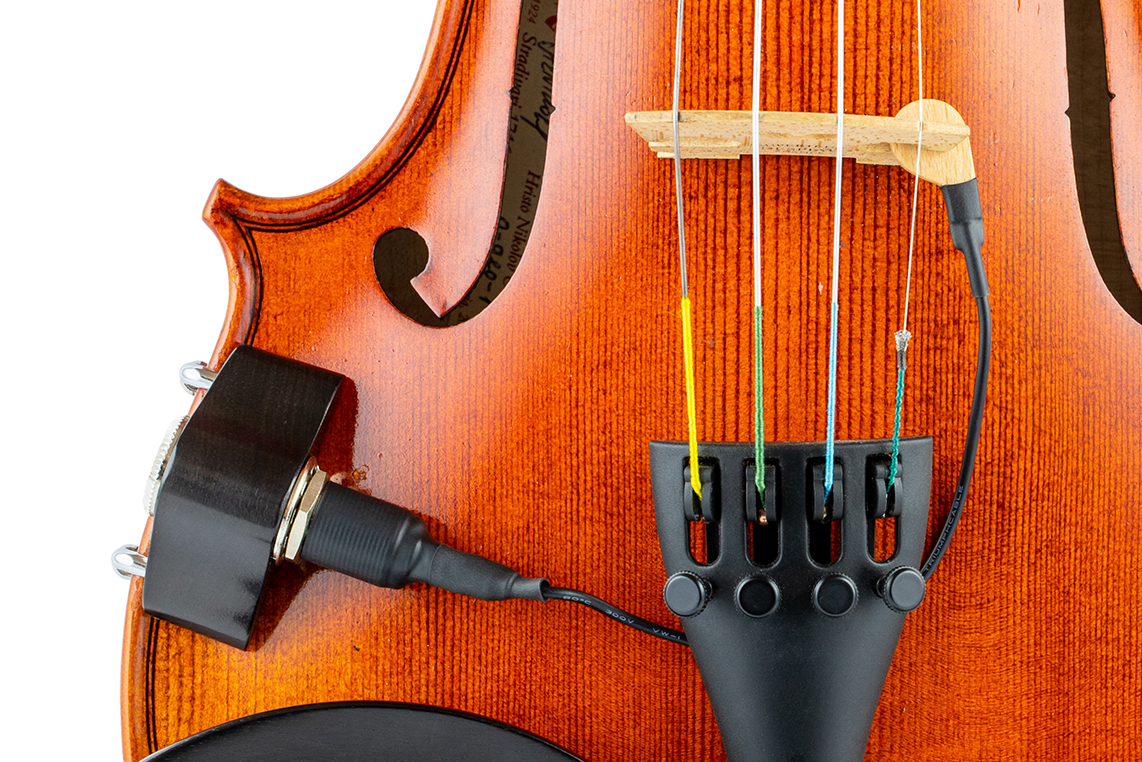 KNA VV3 -Low-profile portable bridge-mounted piezo for violin or viola
