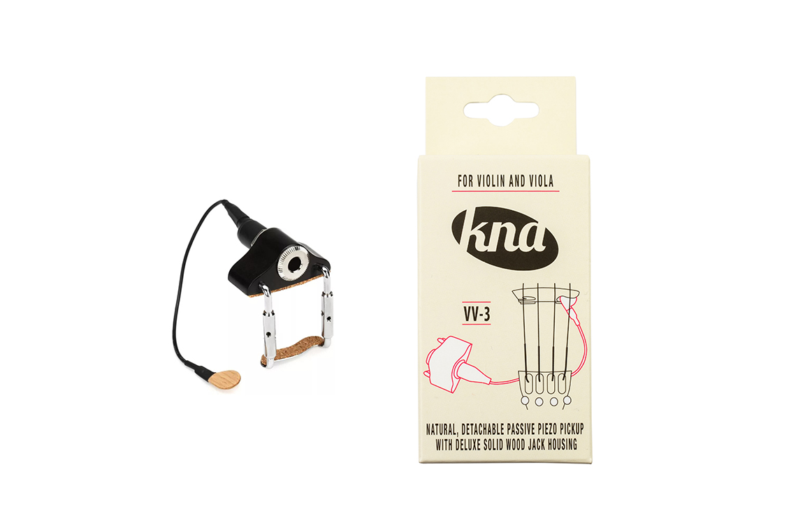 KNA VV3 -Low-profile portable bridge-mounted piezo for violin or viola