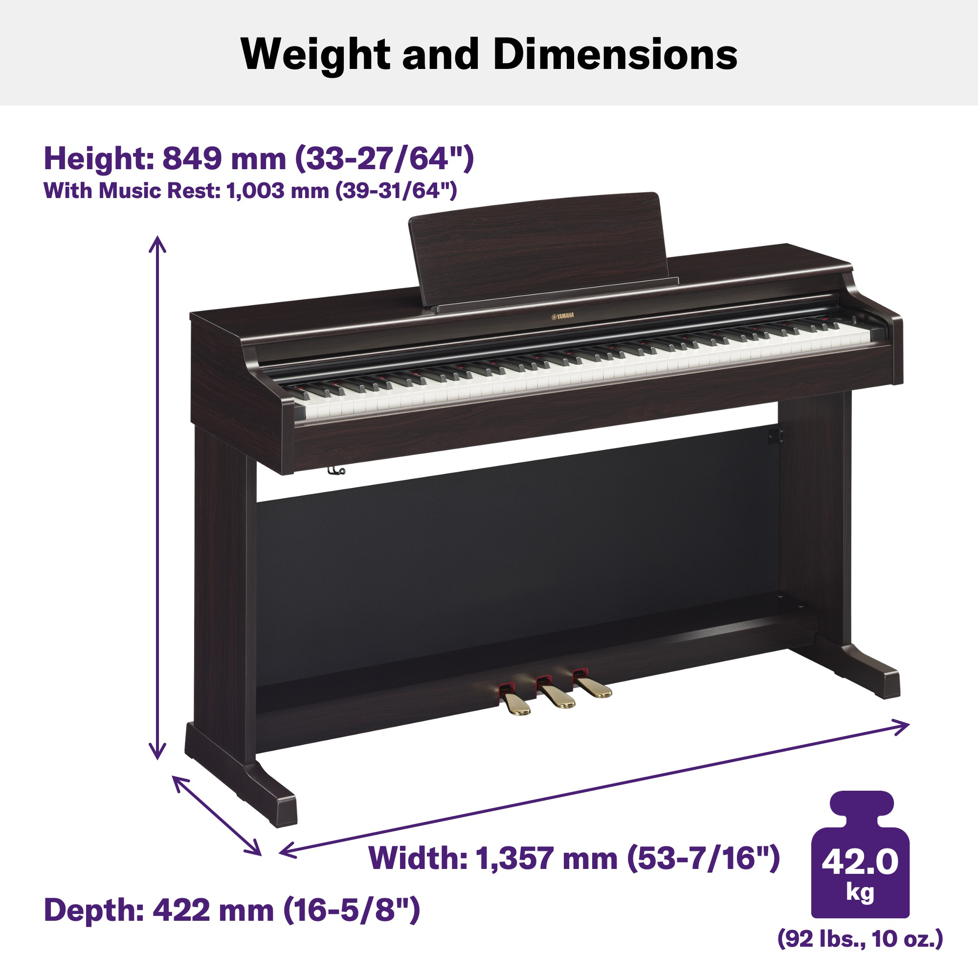 Yamaha Arius YDP165R