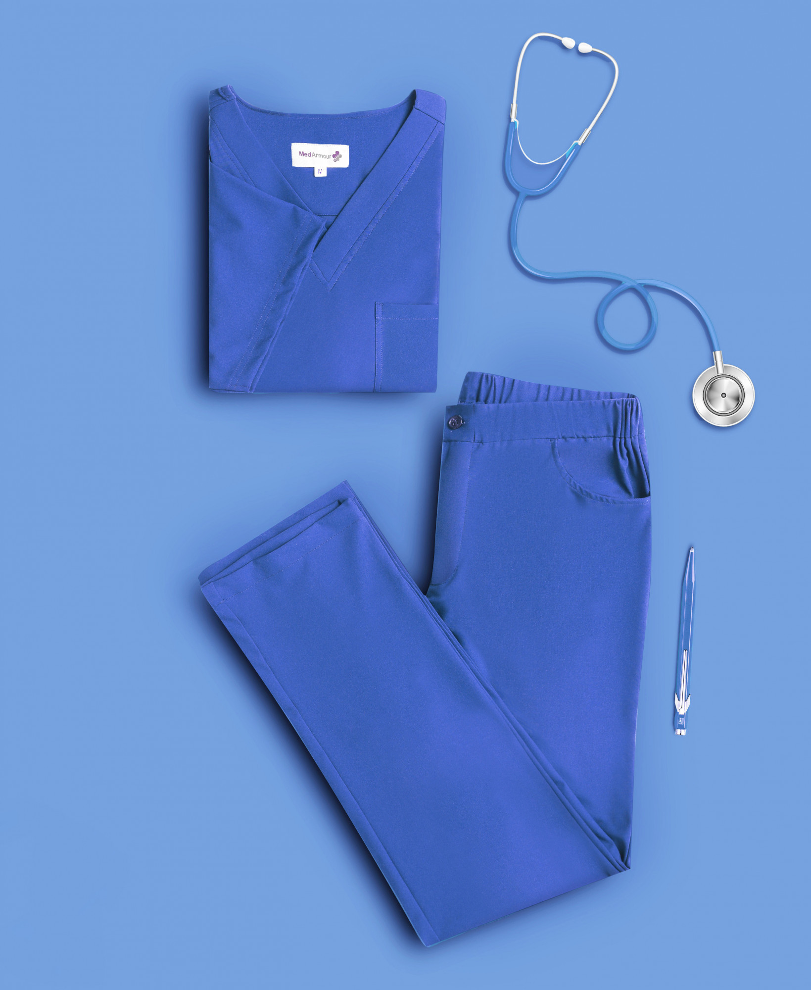 Bella Classic Scrub Set (Royal Blue)