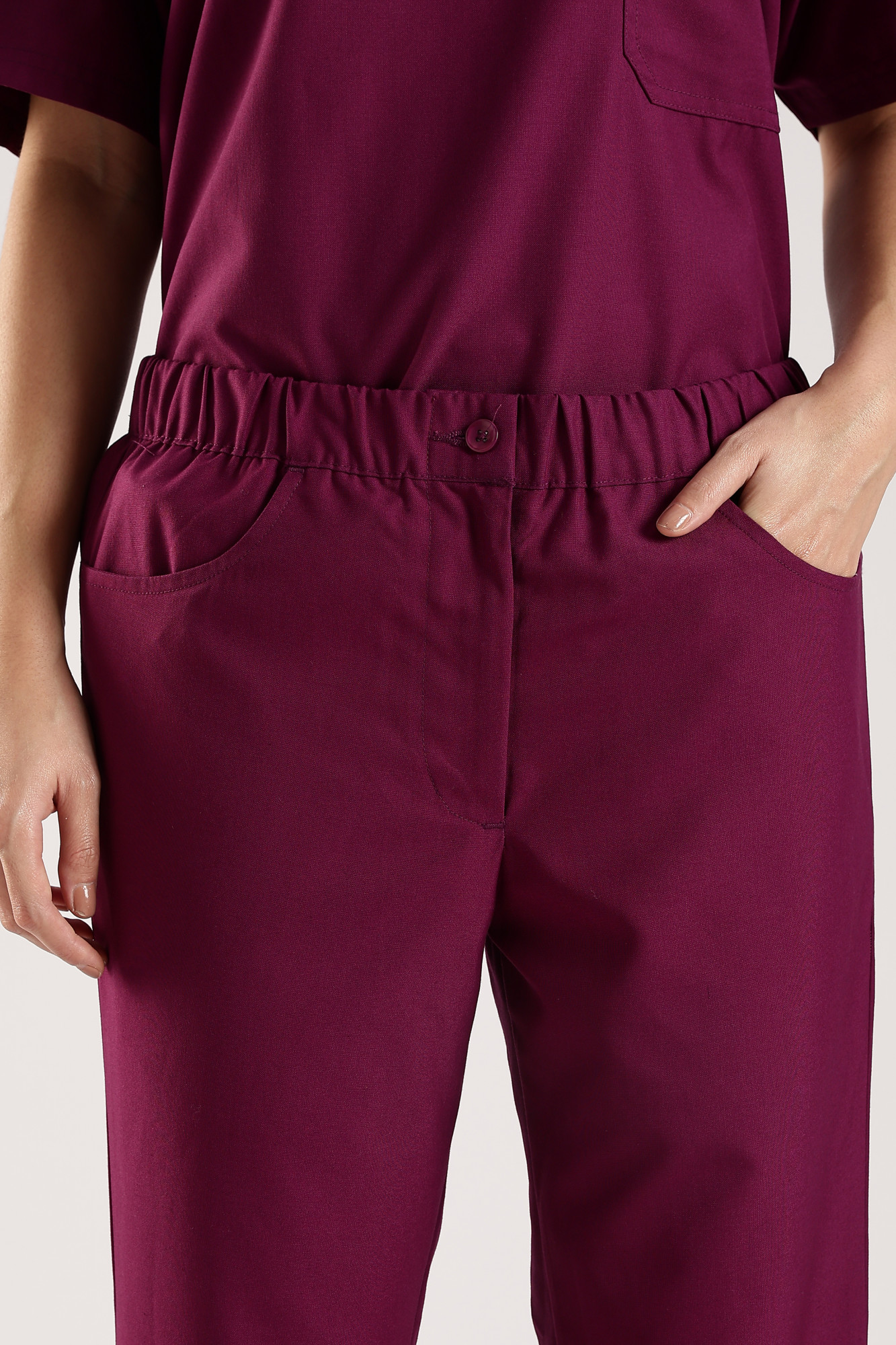 Bella Classic Scrub Pant (Berry Bloom)