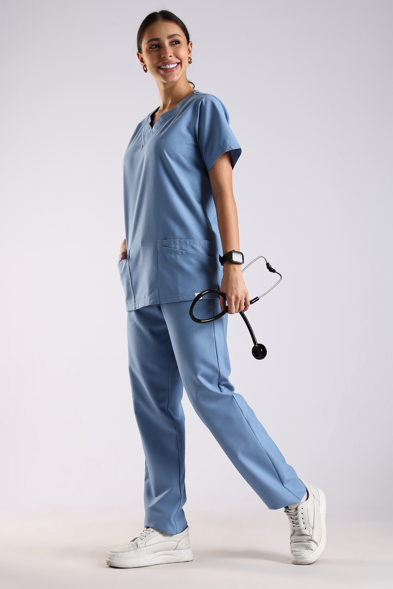 Bella Classic Scrub Pant (Sky Blue)
