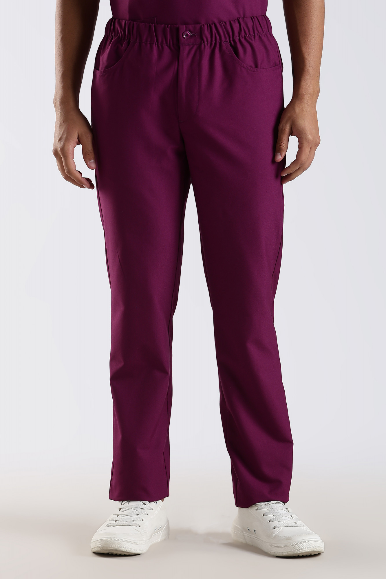 Benito Classic Scrub Pant (Berry Bloom)