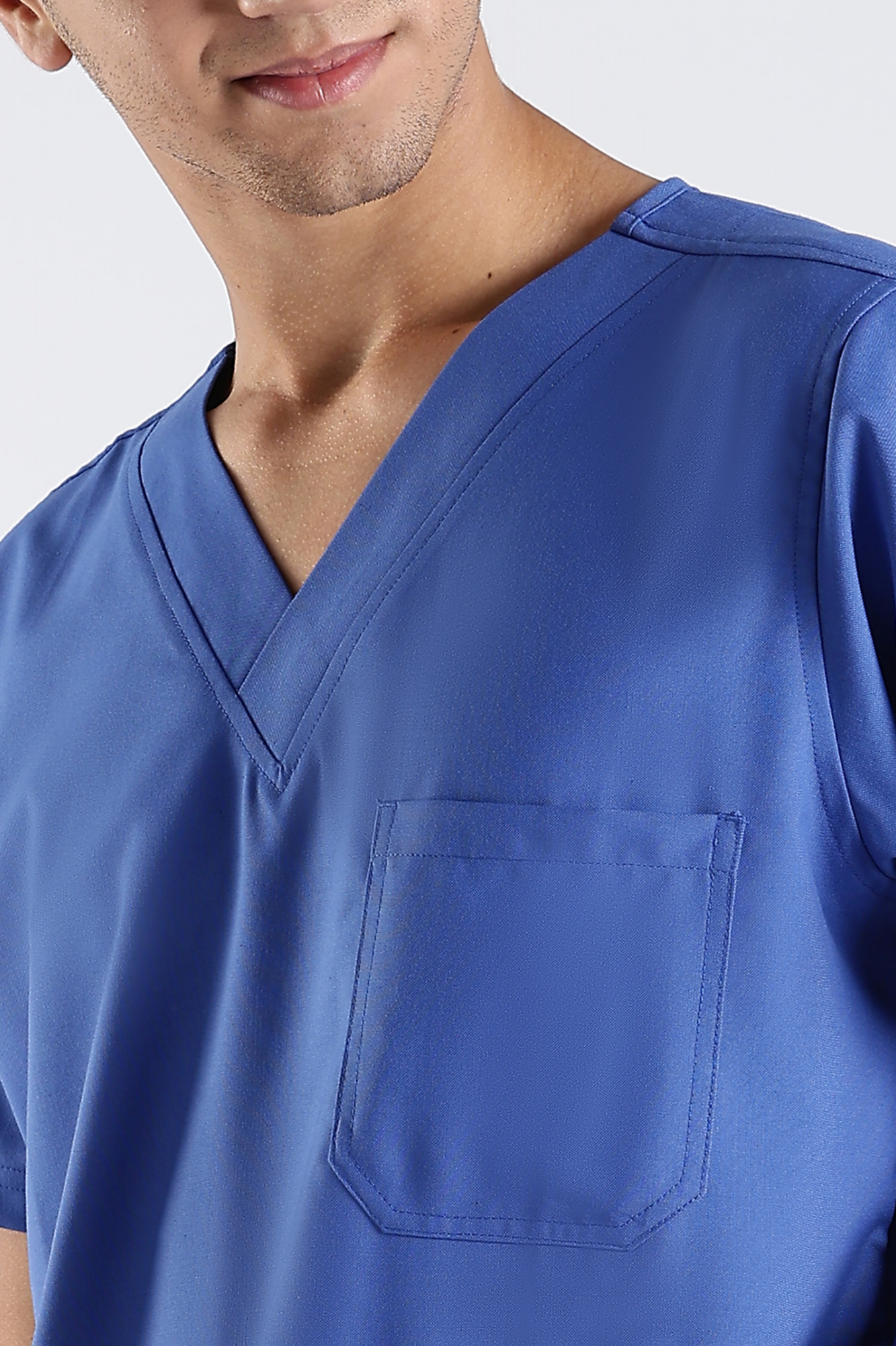 Benito Classic Scrub Top (Royal Blue)