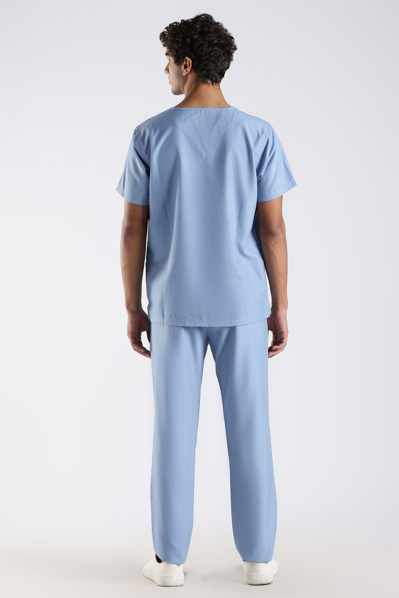 Benito Classic Scrub Top (Sky Blue)