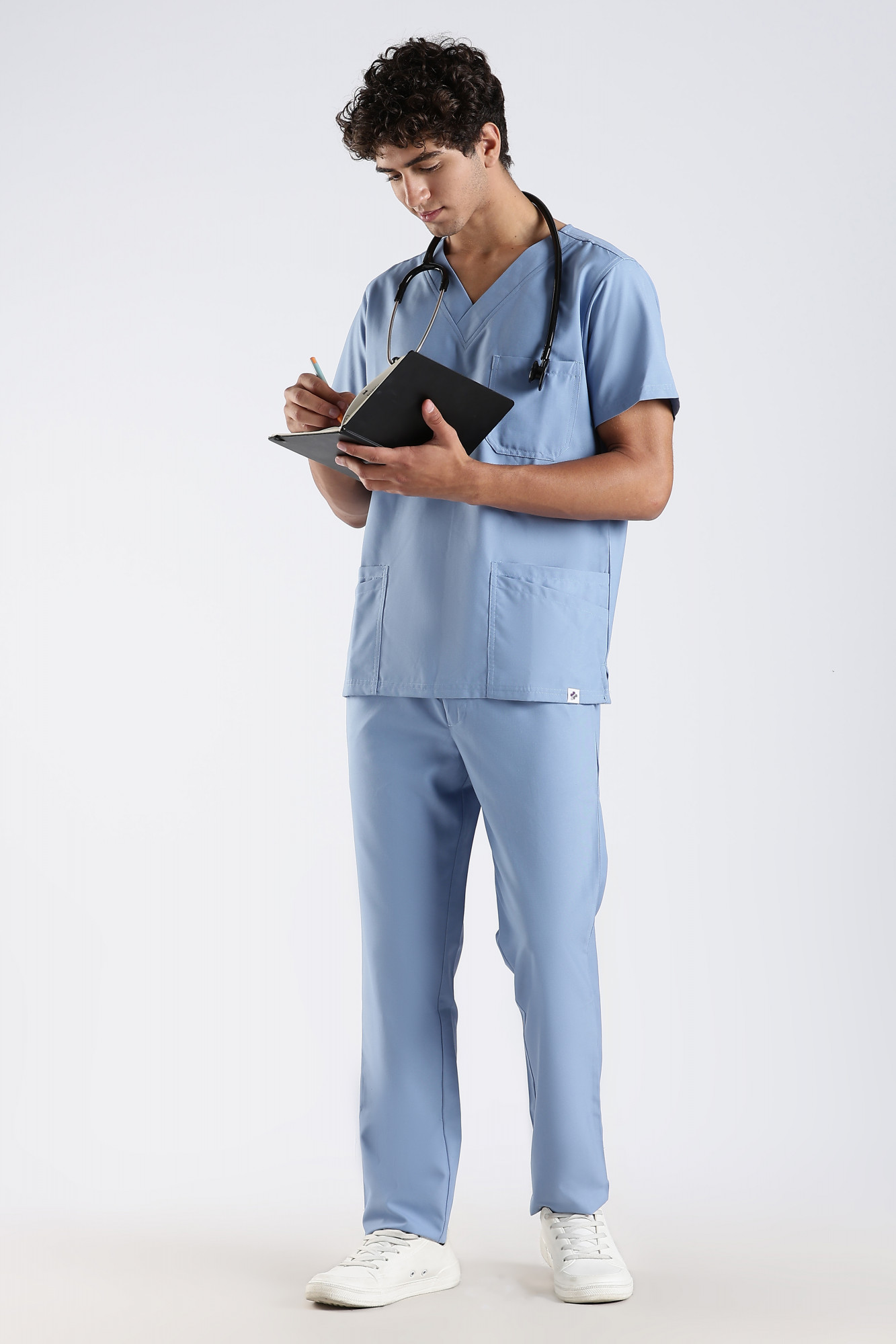 Benito Classic Scrub Set (Sky Blue)