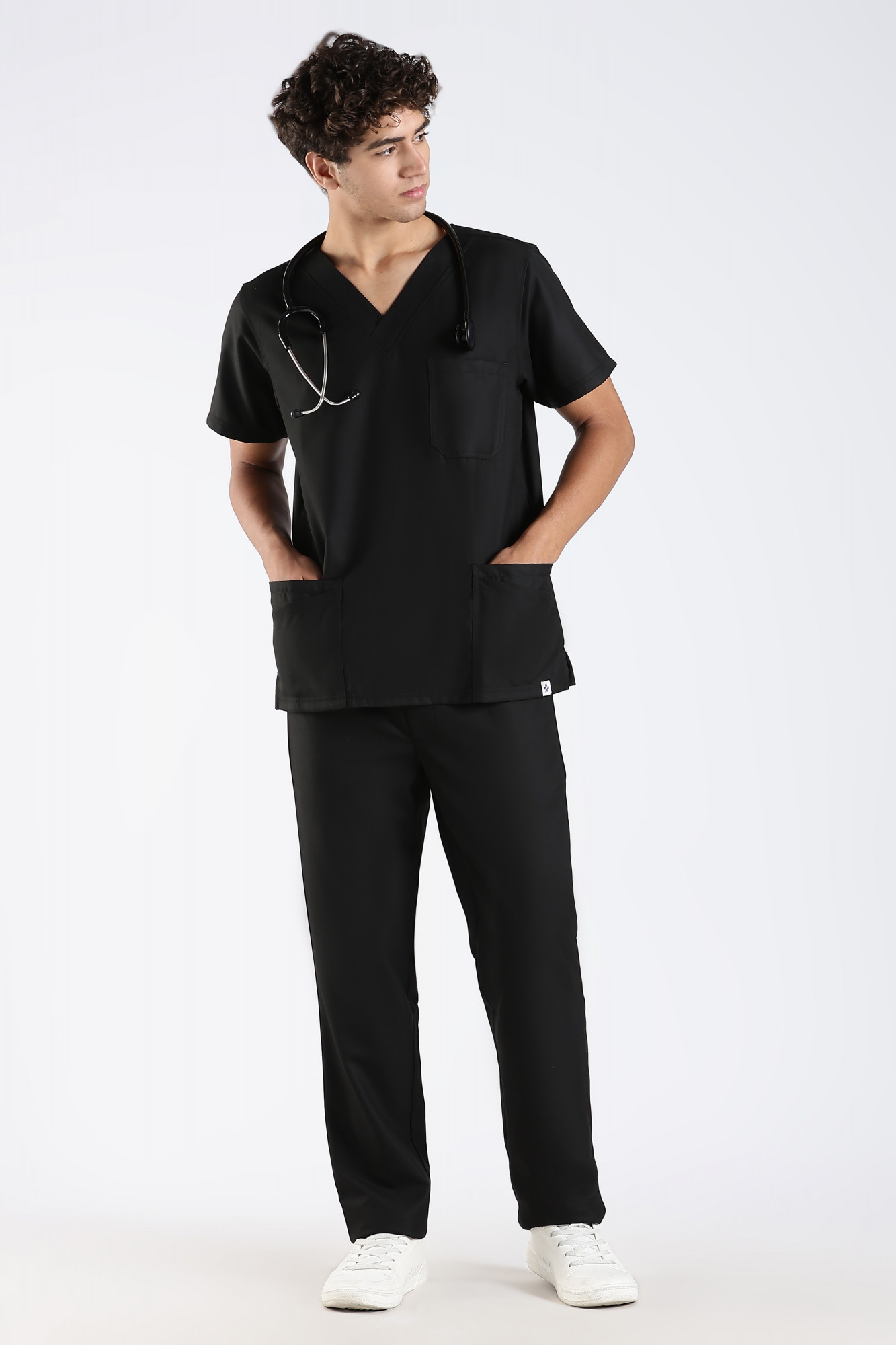 Benito Classic Scrub Pant (Black)