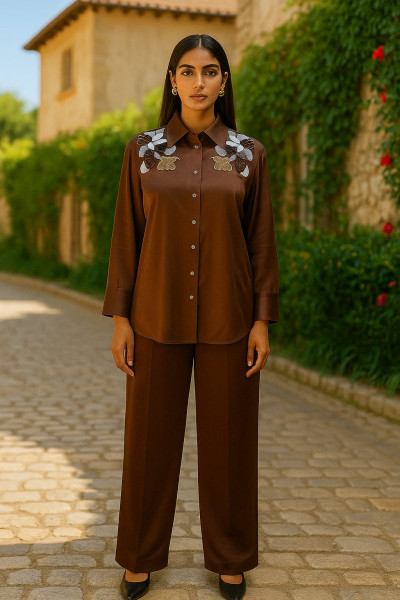 Mocha Luxe Co-ord Set